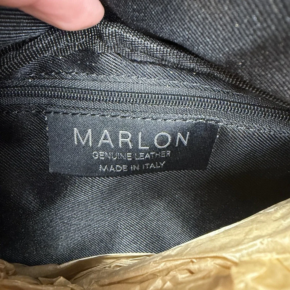 Marlon Made In Italy Fanny Pack Warm Rich Saddle Brown Suede Bag Purse Boho